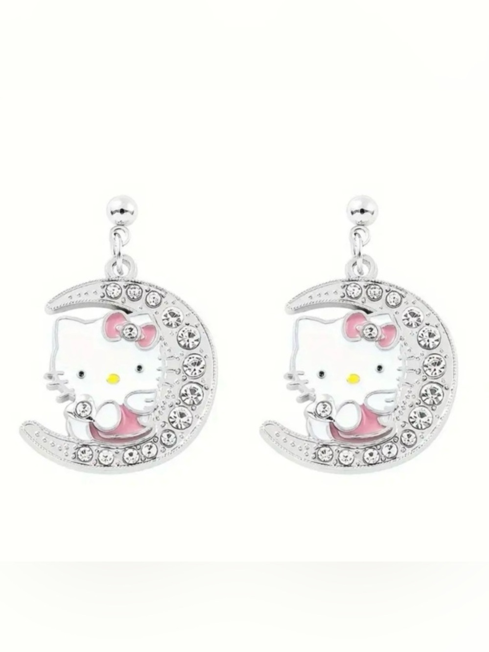 Sanrio Hello Kitty Half moon earrings